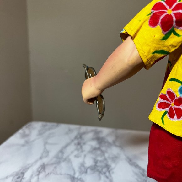 Surfing Santa Clothique by Possible Dreams with Surfboard and Sunglasses.Vintage - Picture 8 of 12